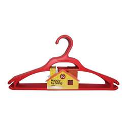 Happy To Hang Home Hangers Red